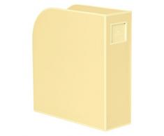 Semikolon (352750) Stehsammler A4 chamois (sand) - Zeitschriften-Sammler und Dokumenten-Ordner - Für A4 - Format: 10,5 × 26,0 × 31,0 cm