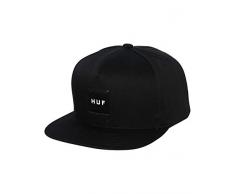 HUF HT00343 Black Essentials Box Snapback Hut Schwarz