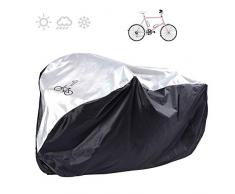 Amiispe Fahrradabdeckung Wasserdicht,Sonnenschutz Regenschutz Staubschutz Fahrradschutzhülle Fahrradgarage Plane Wasserfest schutzhülle