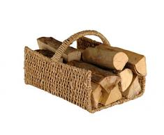 Kaminholzkorb Brennholzkorb ca. 50x40x36cm Holzkorb Kaminkorb Kamin Korb Brennholz