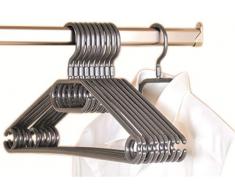 Kesper 16812 Kunststoff-Kleiderbügel, 10-er Pack, 40 cm, grau