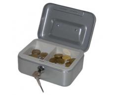 HMF 10215-09 Geldkassette 15 x 12 x 8 cm, silber