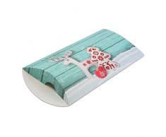 5er Pack Kissenverpackung Weihnachten Rentier, Herz und Baum, Kissenbox, Geschenkverpackung
