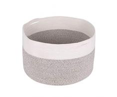 Umi. by Amazon - Wäschekorb,Baumwolle Seil Ablagekörbe zur Organisation von Wäsche,Decken Baby-Spielzeugen