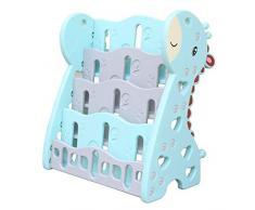 Kinder Bücherregal Kinder Zeitschriftenständer Kindergarten Ausstellungsstand Schlafzimmer Lagerung Geschenk Für Kinder Umweltfreundliches Material ( Color : GREEN , Size : 80*38*86CM )