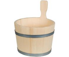 HOFMEISTER® Bottich, Zuber Kübel, trichterförmig, 1 Griff, 2,5 Liter, aus Fichtenholz H300xD190 mm, 20701