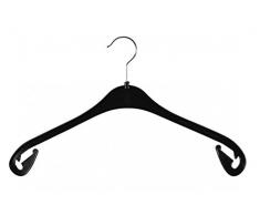 RSR-Hangers Kleiderbügel NA 47 cm aus Kunststoff 50 Stück Hemdenbügel Blusenbügel Kunststoff Schwarz schneller Versand