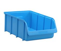 hünersdorff Sichtbox / Stapelbox / Lagerbox in Größe 5, stapelbar, Farbe: Blau