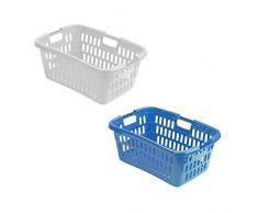 Axentia 236103 Wäschekorb 61 cm farbig sortiert