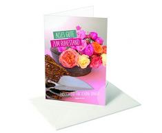 Ich wünsch dir was/Ruhestand/Endlich Zeit für schöne Dinge/Blumen und Gartenkorb