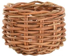 korb.outlet Pflanzkorb aus stabilem Natur Rattan - fingerdickes Material/Übertopf aus unbehandeltem Rattan/Ø 40cm Öffnung Ø 25cm