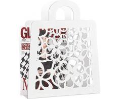 Mascagni Zeitungssammler Lace weiß 31x10x38 cm