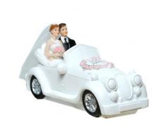 Spardose Sparschwein Brautpaar mit Hochzeitsauto