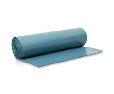 Djukie-Tech 120 Liter blaue Müllbeutel - 25er Rolle - Extra starke 80my Müllsäcke - XXL Mülltüten - 700 x 1100mm - LDPE - Müllsack I Abfallsäcke I Laubsack I Abfallbeutel