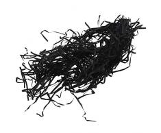 CUHAWUDBA Papierschnitzelkorb FüLlkorb FüLler Shred Geschenk FüLlgewebe 200G Schwarz