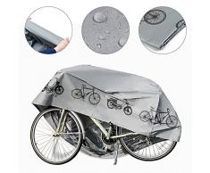 Fahrradschutzhülle,Nakeey Wasserdicht Fahrradhülle Fahrradgarage Fahrrad Schutzhülle -Universal Fahrradschutz Fahrrad abdeckung Cover 210x 98x110CM Hülle für Fahrrad