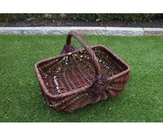 Marcus- Erntekorb Kartoffelkorb Einkaufskorb Weidenkorb Pilzkorb Weiden Blumenkorb (XXL)