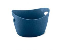 Koziol Utensilo Bottichelli XXS, Bottich, Korb, Organizer, Aufbewahrung, Thermoplastischer Kunststoff, Organic Deep Blue, 270 ml, 5734675