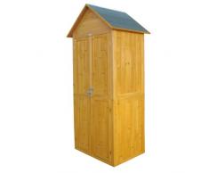 Habau 3101 Gartenschrank Spitzdach, 79 x 60 x 210 cm
