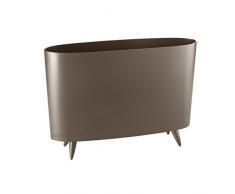 koziol Zeitungsständer Milano, Kunststoff, solid stone, 12 x 45,7 x 31,5 cm