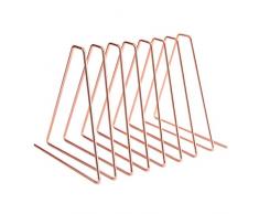 Zeitungsständer Modern Zeitungshalter Dreiecksform Buchständer aus Metall Zeitschriftensammler Multifunktion Datei Veranstalter Jahrgang Zuhause Büro Lieferungen