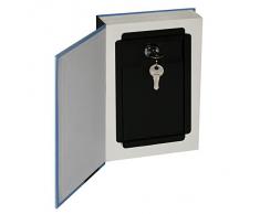 HMF 80905 Buchsafe, getarnte Geldkassette mit echten Papierseiten, 23,0 x 15,0 x 4,0 cm