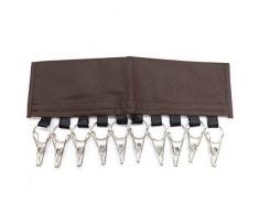 Draduo Kleiner Kleiderklammer, faltbarer Aufkleber, Reise-Kleiderbügel, Hut-Clip, Unterhosen-Clip, Socken-Clip, Hüte Finishing, Baseballkappe