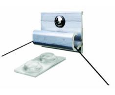 Hangman WDH-60-3 Draht-Kleiderbügel, Aluminium, 3,8 cm