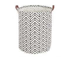 Dooxi Multifunktionale Faltbarer Schmutzige Kleidung Wäschekorb Household Rund Wäschebox Wasserdicht Kinder Spielzeug Organizer Aufbewahrungsbeutel mit Henkel