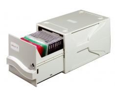 Durable 525610 Multimedia-Aufbewahrung Multimedia Box I, grau