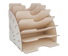 myORGA no.1 Dokumentenablage, Zeitschriftenablage und Ablagefächer für Schreibtisch und Büro aus Holz