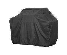 perfeclan BBQ Grill Wetterschutzhülle Wasserdicht Wetterschutzhaube Grillabdeckhaube Kugelgrill Abdeckung, Schwarz - Zylinder 71x73