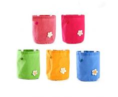 Xrten 5 Stücke Hängeorganizer Wand Aufbewahrungstasche,Bunt Wand Hängenden Tasche Utensilientasche