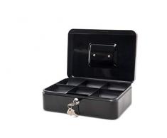 Maul Geldkassette 3, Schwarz, Herausnehmbarer Hartgeldeinsatz, 250 x 90 x 191 mm, 5611390, 1 Stück