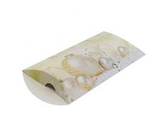 10er Pack Kissenverpackung Weihnachten Kugeln, Kissenbox, Geschenkverpackung