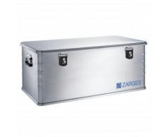 ZARGES Alu-Kombi-Box - Maxi, Inhalt 135 l - Außen-LxBxH 900 x 500 x 370 mm, Gewicht 6,9 kg - Alu-Box Alu-Kiste Alu-Transportkiste Alubox Aluboxen Box Kombibox Kombibox aus Aluminium Kombiboxen Mehrwegbox Transportkiste aus Aluminium Trennwandsystem
