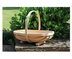 greenkey Garden & Home 773 Gartenkorb, Holz, mittel