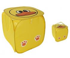 Ordnungshelfer Faltbox Ente gelb Wäschebox Kinderzimmer Plüschtiere Spielzeug