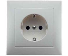 Berker Schuko-Steckdose pws/matt 47429909 mit Abdeckplatte S.1 Steckdose 4011334232384