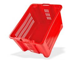 DEMA Universalbox gelocht, 50 ltr. rot