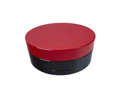 Minkissy Luftpolster Puff Box Bb Cc Creme Behälter Kissen Fall Dressing Fall Puderdose mit Puderquaste Schwamm Spiegel