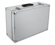 AR Carry Box® Alukoffer Werkzeugkoffer Aluminium Koffer leer (LxBxH) 450x320x175mm Farbe Alu/Silber