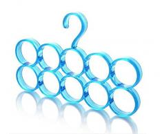 Nikgic 10 Ring Multi-Color Multifunktions Aufhänger Hochwertiger Kunststoff Schal Kleideraufbewahrung Kleiderbügel Durable Haushalt Use Hanger