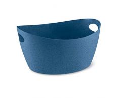 Koziol Zuber Bottichelli L, Korb, Utensilo, Bottich, Thermoplastischer Kunststoff, Organic Deep Blue, 15 L, 5730675