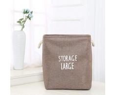 MKLEUTPS Dicker doppelschichtiger Aufbewahrungskorb Faltbarer Schmutzaufbewahrungskasten Wäschebehälter