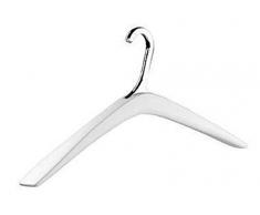 Garderobenbügel pieperconcept Polo weiß Bügelbreite 46 cm Auflagenbreite 30 mm Buche Massivholz weiss matt