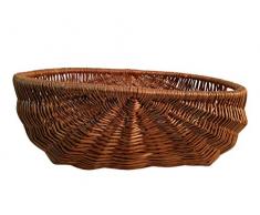 Geflochtener Blumenkorb aus Weide für das Grab Erntekorb Pflanzkorb