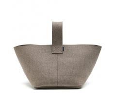 großer Kaminholzkorb Filzkorb 5 mm 48 x 50 x 45 cm in vielen Farben Hey Sign, Hey Sign_Farbe:01 - Anthrazit