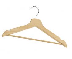 IKEA 8-er Set Holz-Kleiderbügel BUMERANG geschwungene Kleiderbügel aus Massivholz - Breite 43 cm - Stärke 14 mm