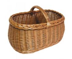 BURI Einkaufskorb Weidenkorb Präsentkorb Erntekorb Handkorb Holzkorb Vollweide Korb